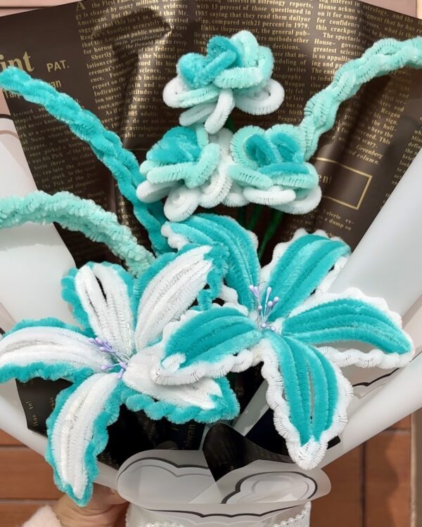 Aqua Bloom Flower Bouquet