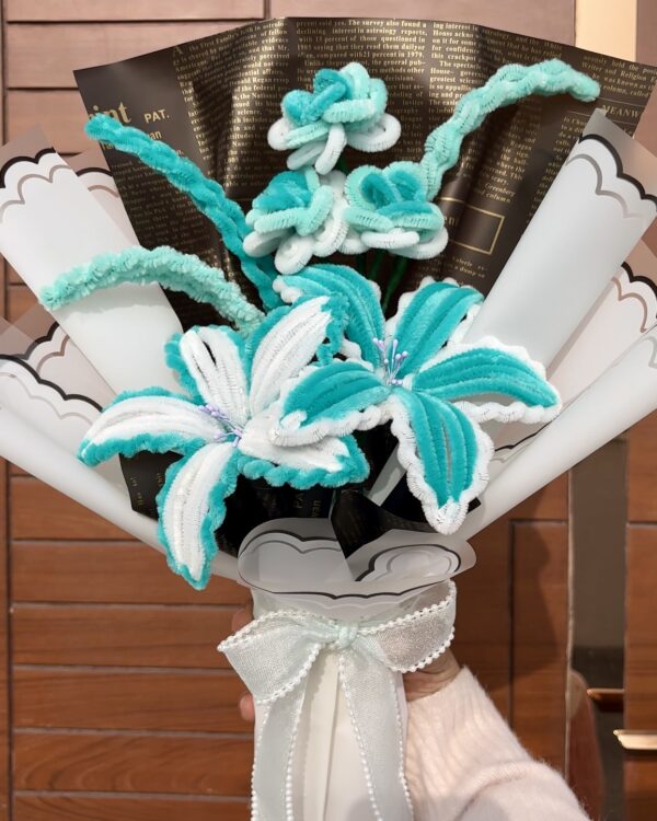 Aqua Bloom Flower Bouquet