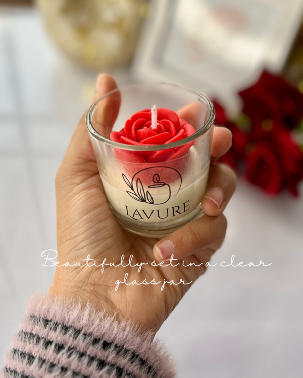 Velvet Rose Glass Candle Velvet Rose Glass Candle