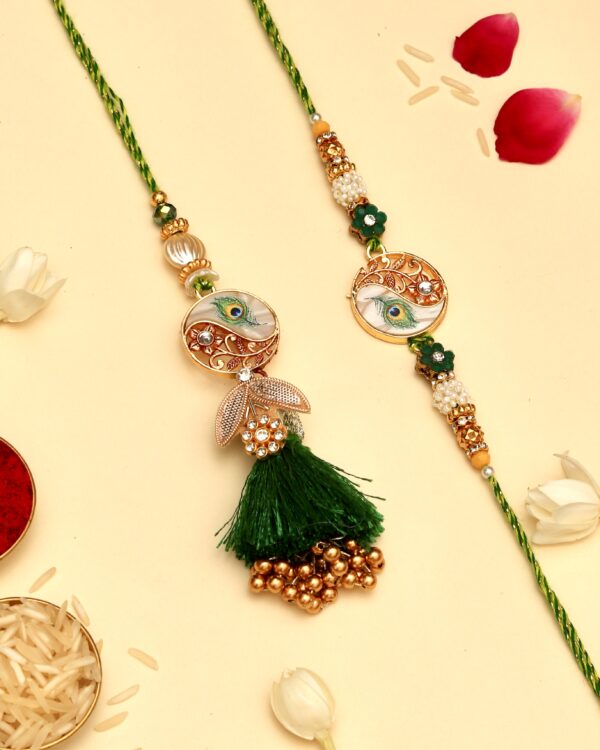 Mayur Vandan Rakhi Set