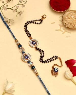 Evil Eye Rakhi Set