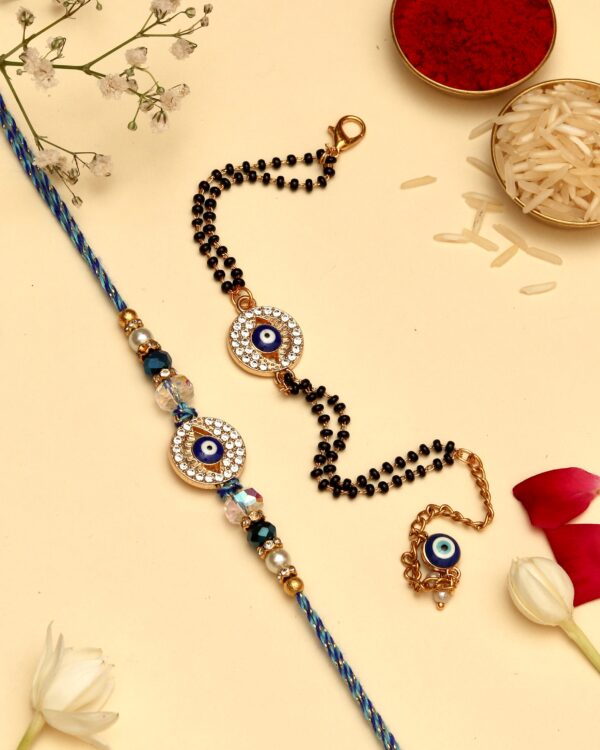 Evil Eye Rakhi Set