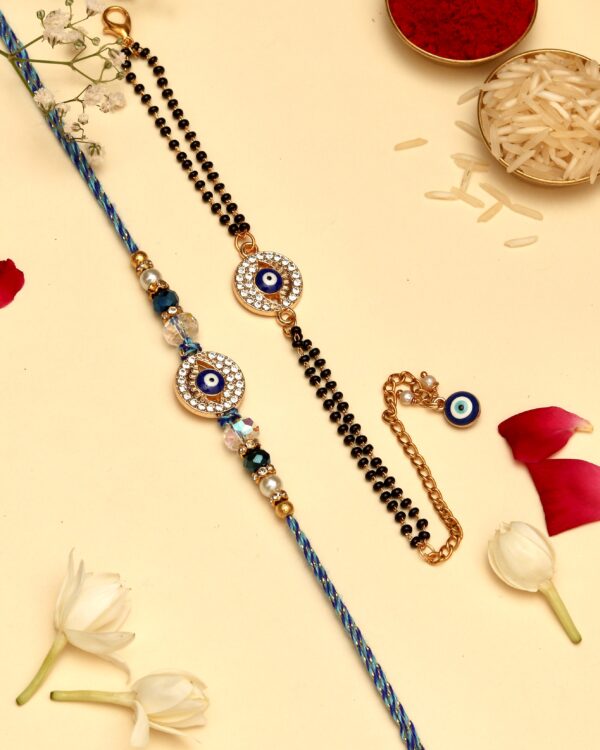 Evil Eye Rakhi Set