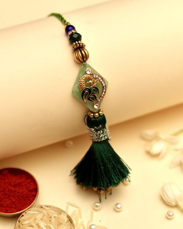 Mor Shringar Rakhi Set