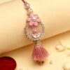 Gulnaar Rakhi Set - Blush Pink