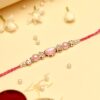 Gulnaar Rakhi Set - Blush Pink