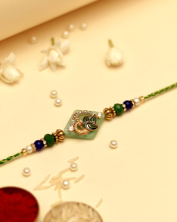 Mor Shringar Rakhi Set