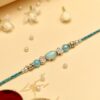 Gulnaar Rakhi Set - Sky Blue