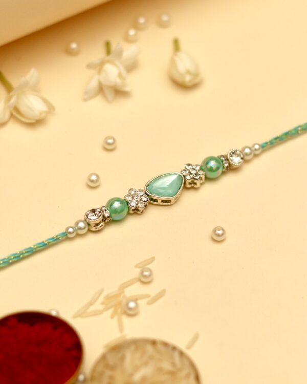 Gulnaar Rakhi Set - Mint