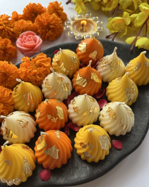 Modak candles (Set of 4)