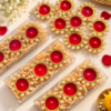 Pearl Tealights: RUBY RED | Set of 3 pcs